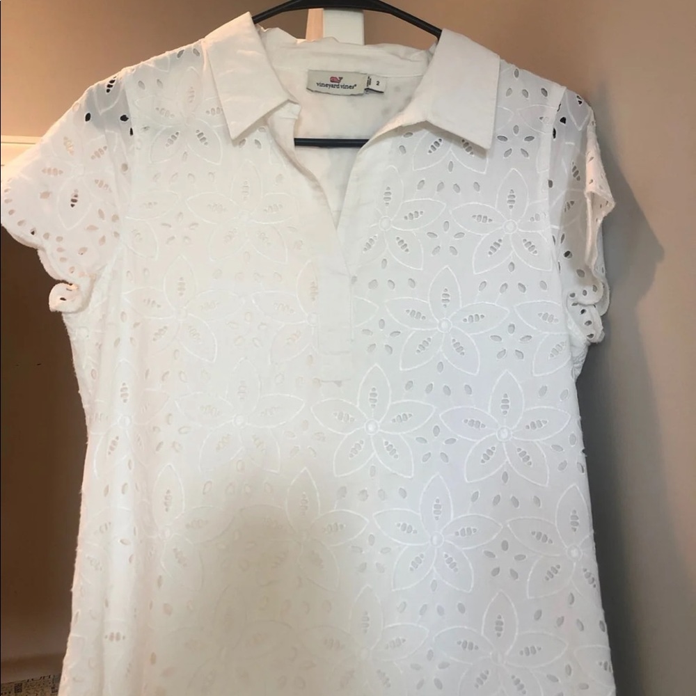 Vineyard vines white dress